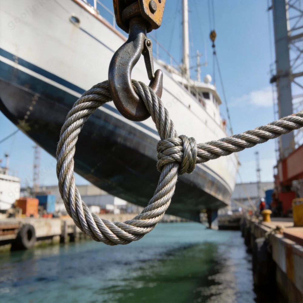 Hand Spliced Slings application